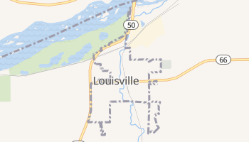 Louisville, Nebraska map