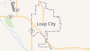 Loup City, Nebraska map