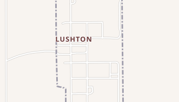 Lushton, Nebraska map