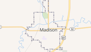 Madison, Nebraska map