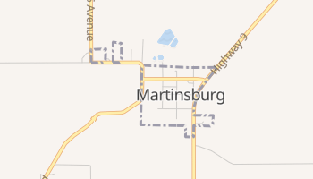 Martinsburg, Nebraska map