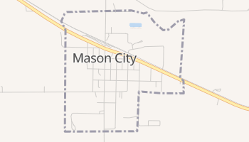 Mason City, Nebraska map