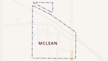 McLean, Nebraska map