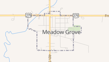 Meadow Grove, Nebraska map