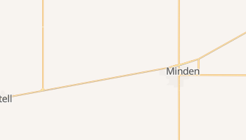 Minden, Nebraska map