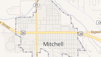 Mitchell, Nebraska map