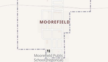 Moorefield, Nebraska map