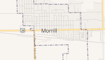 Morrill, Nebraska map