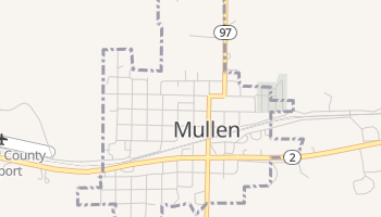 Mullen, Nebraska map