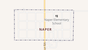 Naper, Nebraska map