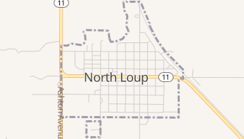 North Loup, Nebraska map