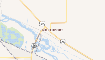 Northport, Nebraska map