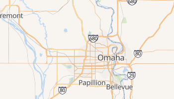 Omaha, Nebraska map