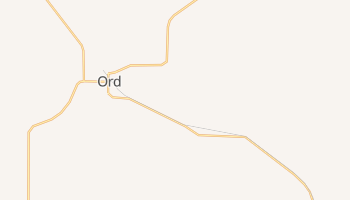 Ord, Nebraska map