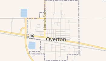 Overton, Nebraska map