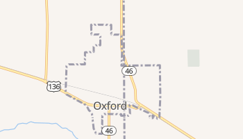 Oxford, Nebraska map