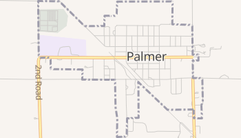Palmer, Nebraska map