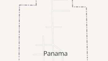 Panama, Nebraska map