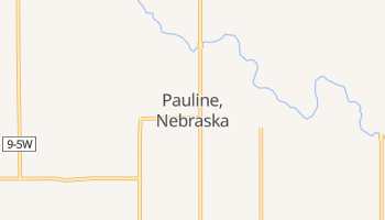 Pauline, Nebraska map
