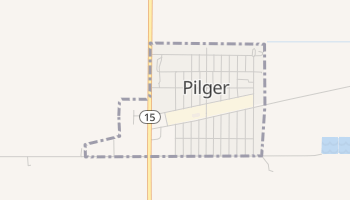 Pilger, Nebraska map
