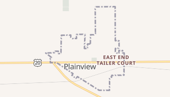 Plainview, Nebraska map