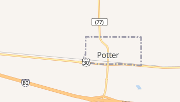 Potter, Nebraska map
