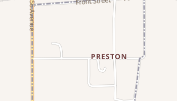 Preston, Nebraska map