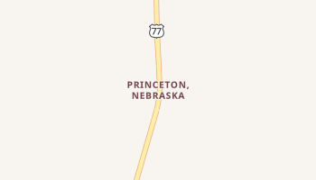 Princeton, Nebraska map