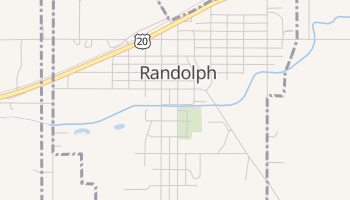 Randolph, Nebraska map