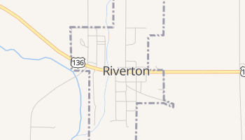 Riverton, Nebraska map