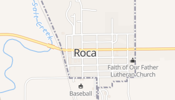 Roca, Nebraska map