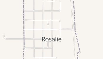 Rosalie, Nebraska map