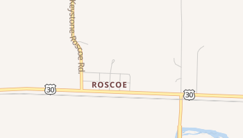 Roscoe, Nebraska map