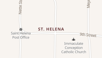 Saint Helena, Nebraska map