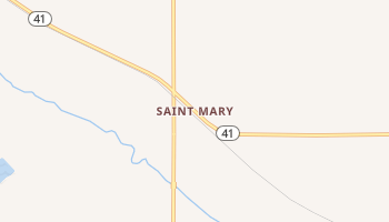 Saint Mary, Nebraska map