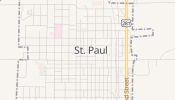 Saint Paul, Nebraska map