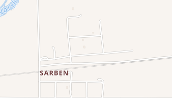 Sarben, Nebraska map