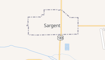 Sargent, Nebraska map