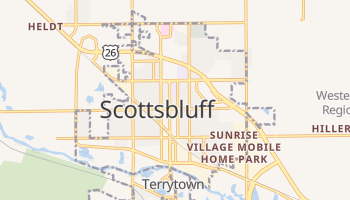Scottsbluff, Nebraska map