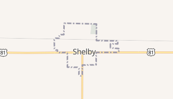 Shelby, Nebraska map