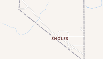 Sholes, Nebraska map