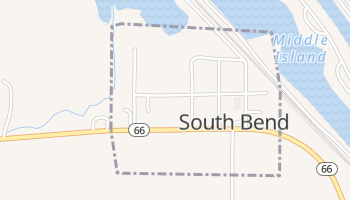 South Bend, Nebraska map