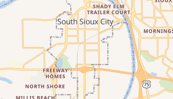 South Sioux City, Nebraska map