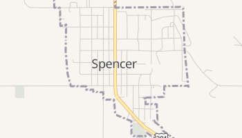 Spencer, Nebraska map