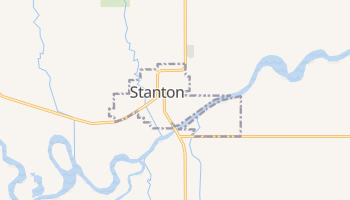 Stanton, Nebraska map