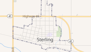 Sterling, Nebraska map
