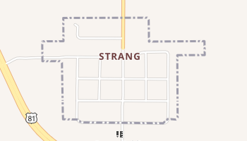 Strang, Nebraska map