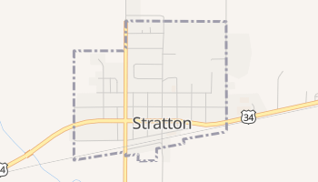 Stratton, Nebraska map
