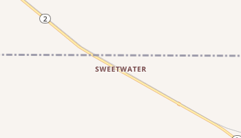 Sweetwater, Nebraska map