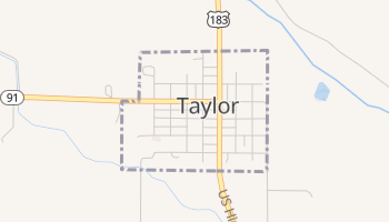Taylor, Nebraska map